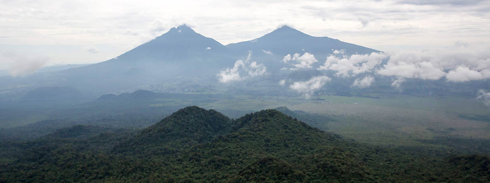 Virunga Volcano Mountains