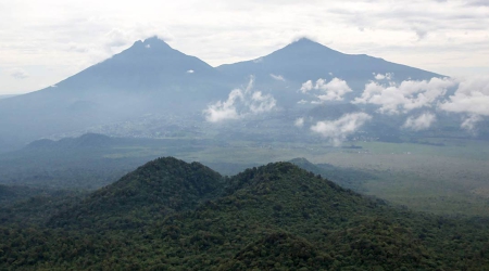 Virunga Volcano Mountains